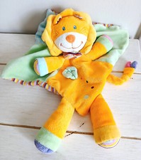 Pommette doudou lion carré