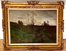 Gustave Eugène CASTAN (1823-1892) peintre Suisse, Huile sur panneau