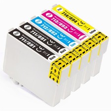 5 Cartouches d'encre pour Epson Stylus DX78 DX4050 DX5050 DX7400 DX7450