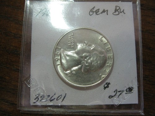 1961 washington silver quarter - 1961,