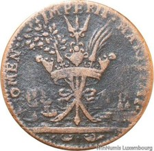 R9736 Token Louis XIV Marine Militaire Defeat Carthagena Spain 1697 ->Make Offer