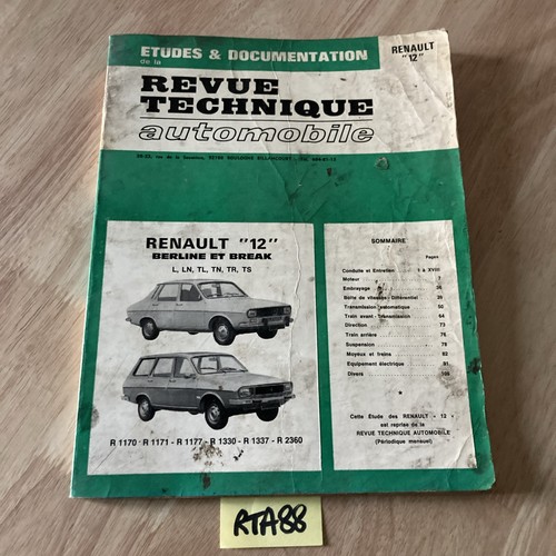 Renault r12 tl - 12, ln
