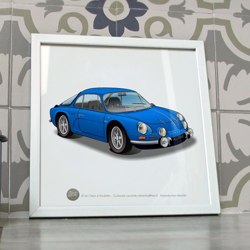 Poster alpine a110 1600 - poster,