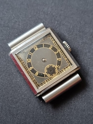 Montre art déco acier - acier, À
