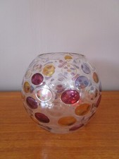 VASE BOULE en CRISTAL de