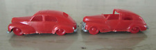Voiture miniature plastique Peugeot 203 rouge HO Echelle : 1/87 + 1 pour pièces