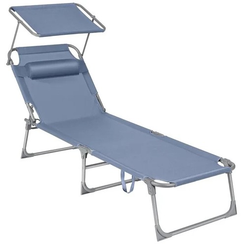 Chaise longue pliable - pliable,