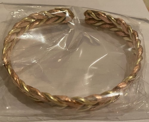 Bracelet manchette tressé