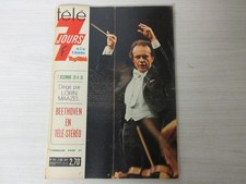 TELE 7 JOURS 0914 12.1977 Lorin MAAZEL André CLAVEAU Sophie BARJAC Davy CROCKETT