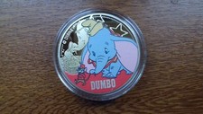 médaille les classiques DISNEY BE plaquée OR 24 carats Dumbo