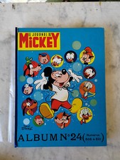 Journal de MICKEY - RECUEIL ÉDITEUR N° 24 - 1962 TBE disney album 505-521