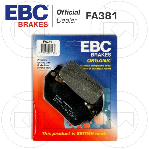 Plaquettes frein avant ebc - plaquettes,