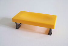 PLAYMOBIL (K1144) POLICE - Lit de Camp Orange Foncé Prison Commissariat 4264