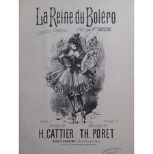 PORET Th. La Reine du Boléro Chant Piano
