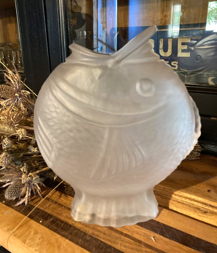 Grand vase poisson - en, verre