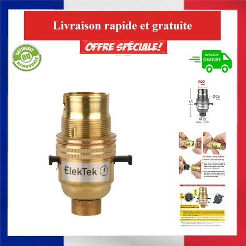 Douille électrique b22 pour - b22,