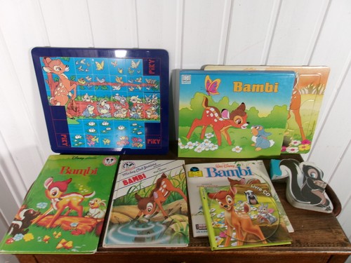 Vintage lot jouets bambi - vintage, 8