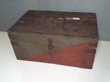 Caisse de Casernement Française Ww1 ou Ww2 Nominative - Materiel Original 