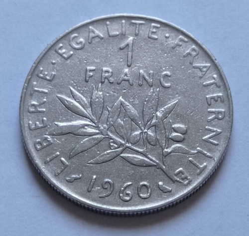 Pièce franc semeuse - de,