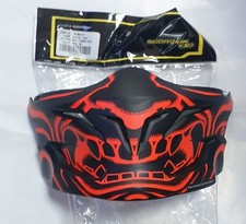 MASK MASQUE ROUGE NOIR CASQUE