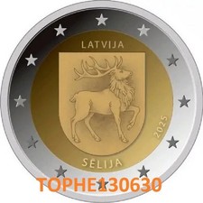LETTONIE COMMÉMORATIVE 2025 " REGION DE SELIJA " 2 EURO - NEUVE UNC -