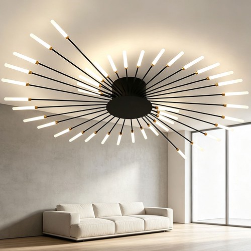 Lustre plafond rayonnant - lustre,