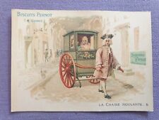 Chromos Découpis Images BISCUITS PERNOT locomotion LA CHAISE ROULANTE