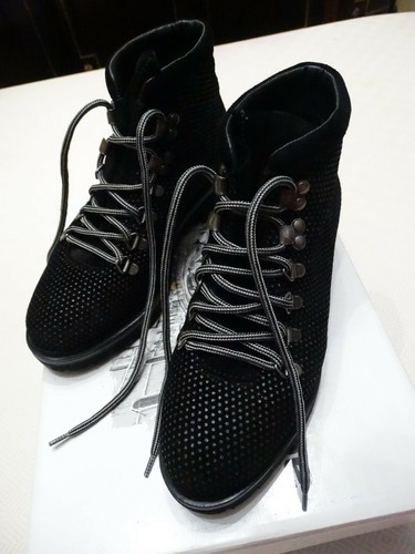Bottines noires plates - bottines,