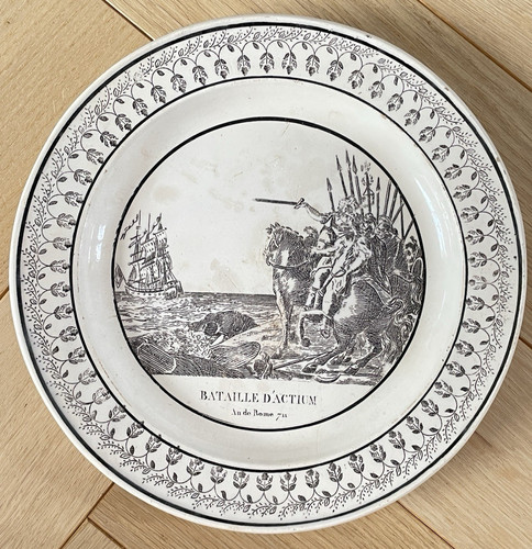 Ancienne assiette faience - en,