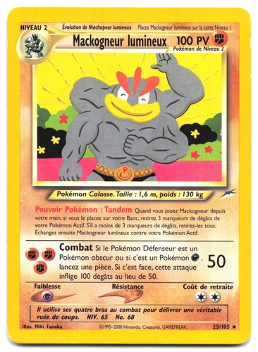 Carte pokémon mackogneur - carte,