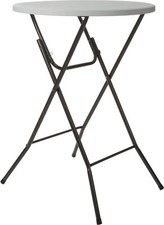 Perel Table pliante, blanche