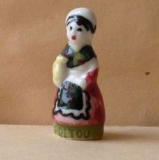 Fève Provinces Costumes de France - 1992 - Femme du Poitou