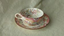 ANCIENNE TASSE A THE EN PORCELAINE SARREGUEMINES DECOR MINTON MODELE N° 216* N10