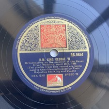78RPM H.M. KING GEORGE VI
