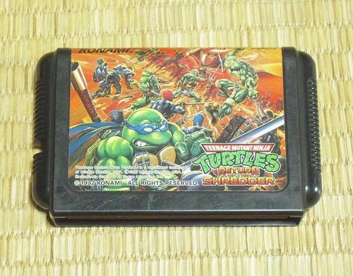 Mega drive tmnt retour la - mega,