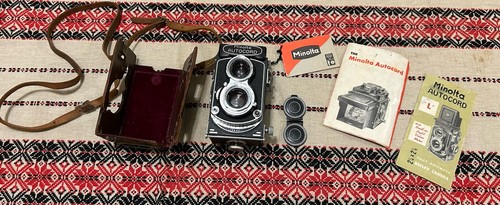 Vtg minolta autocord camera - minolta,