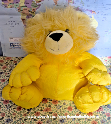 Lion style puffalump jaune - style,