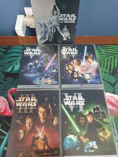 Coffret 4 DVD Star Wars - Épisodes IV, V, VI + III - En l'état - Collection