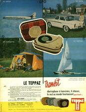 Publicité ancienne électrophone Teppaz transit 1957 issue de magazine