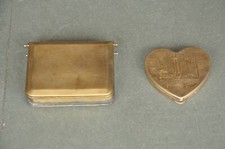 2 PC Vieux Laiton Artisanal