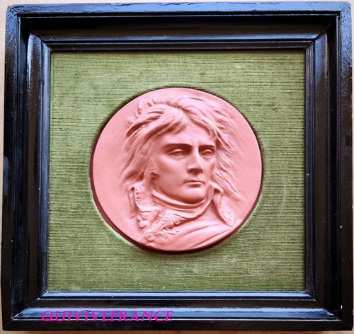 Medaillon terre cuite napoleon - cuite,