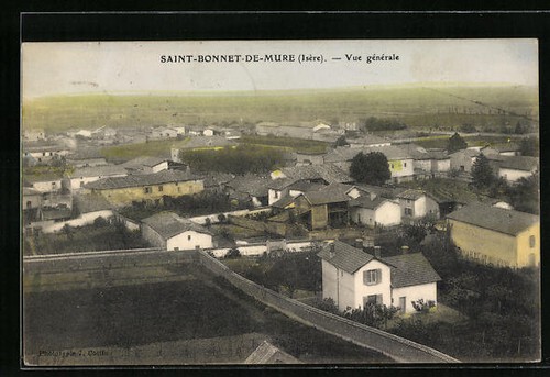 Cpa saint bonnet mure - cpa, vue