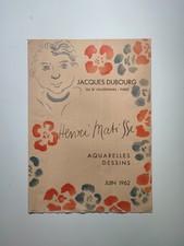 Henri Matisse Affiche Exposition 1962 Galerie Dubourg Mourlot Exhibition Poster