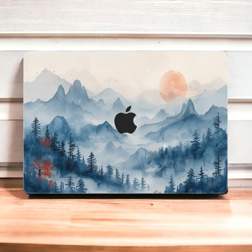 Indigo mountains macbook - macbook, skin