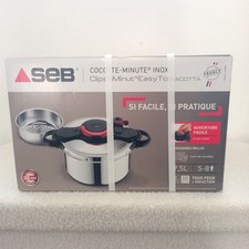 Autocuiseur 7,5 L Acier Inoxydable Tous Feux / Induction Clipsominut Terracotta 