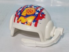 PLAYMOBIL CASQUE BLANC MICRO