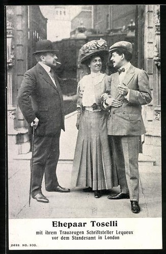 Carte postale londres couple - postale,
