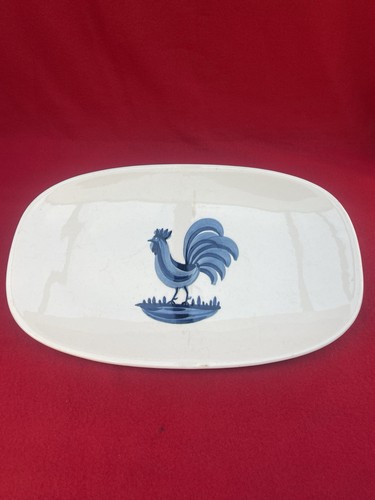 Plat gien france décor coq - plat,