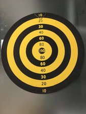 Cible à jeu de fléchettes