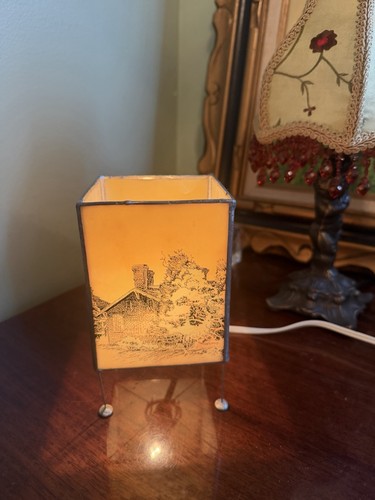 Vintage lithophone light box - lithophone,